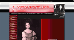 Desktop Screenshot of nicolettapanni.it